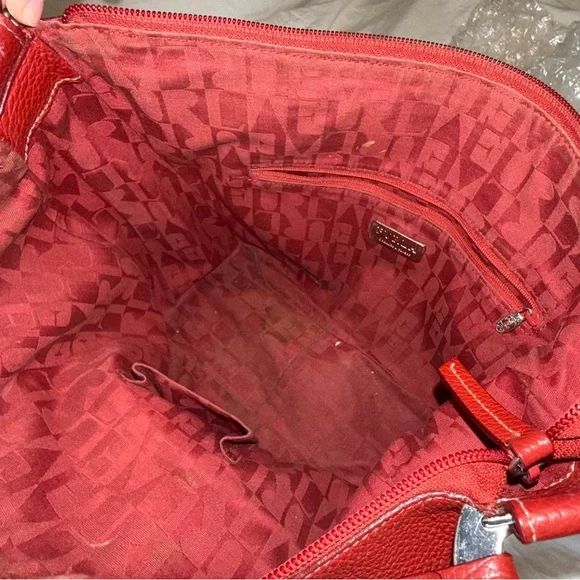 Furla Red Leather Hobo Bag - Picture 4 of 4